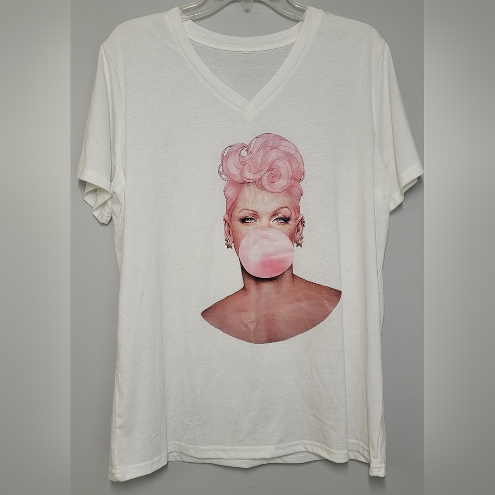 GraphicTee 'PINK' XXL NWOT